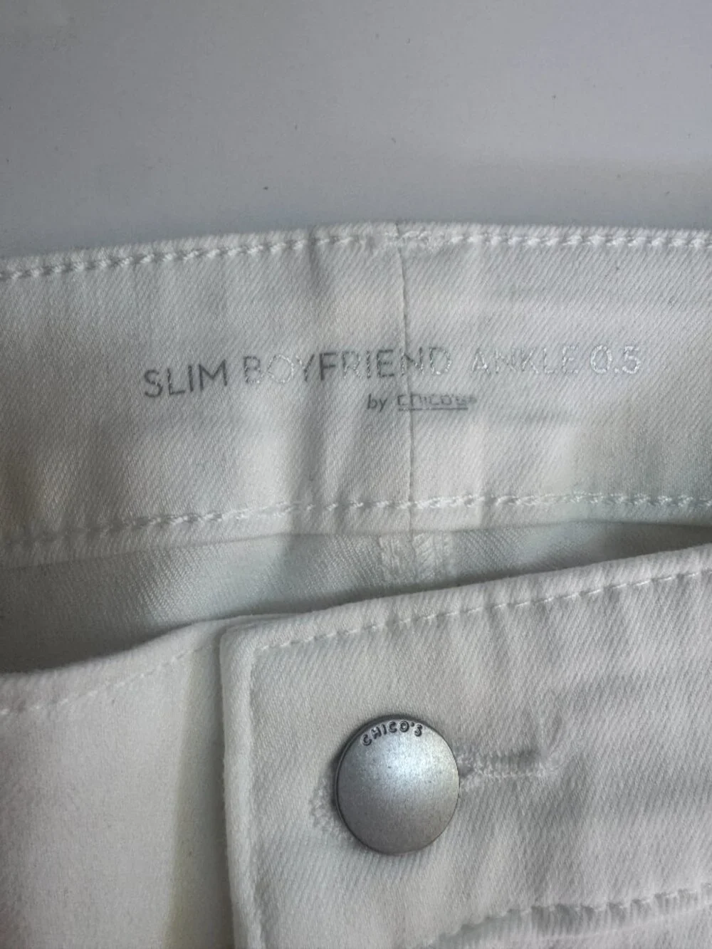 White Long Denim Shorts:  NWT